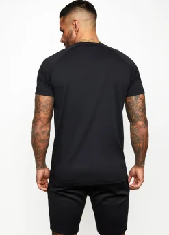 Twin Sets<Gym King Fundamental Poly Tee Black