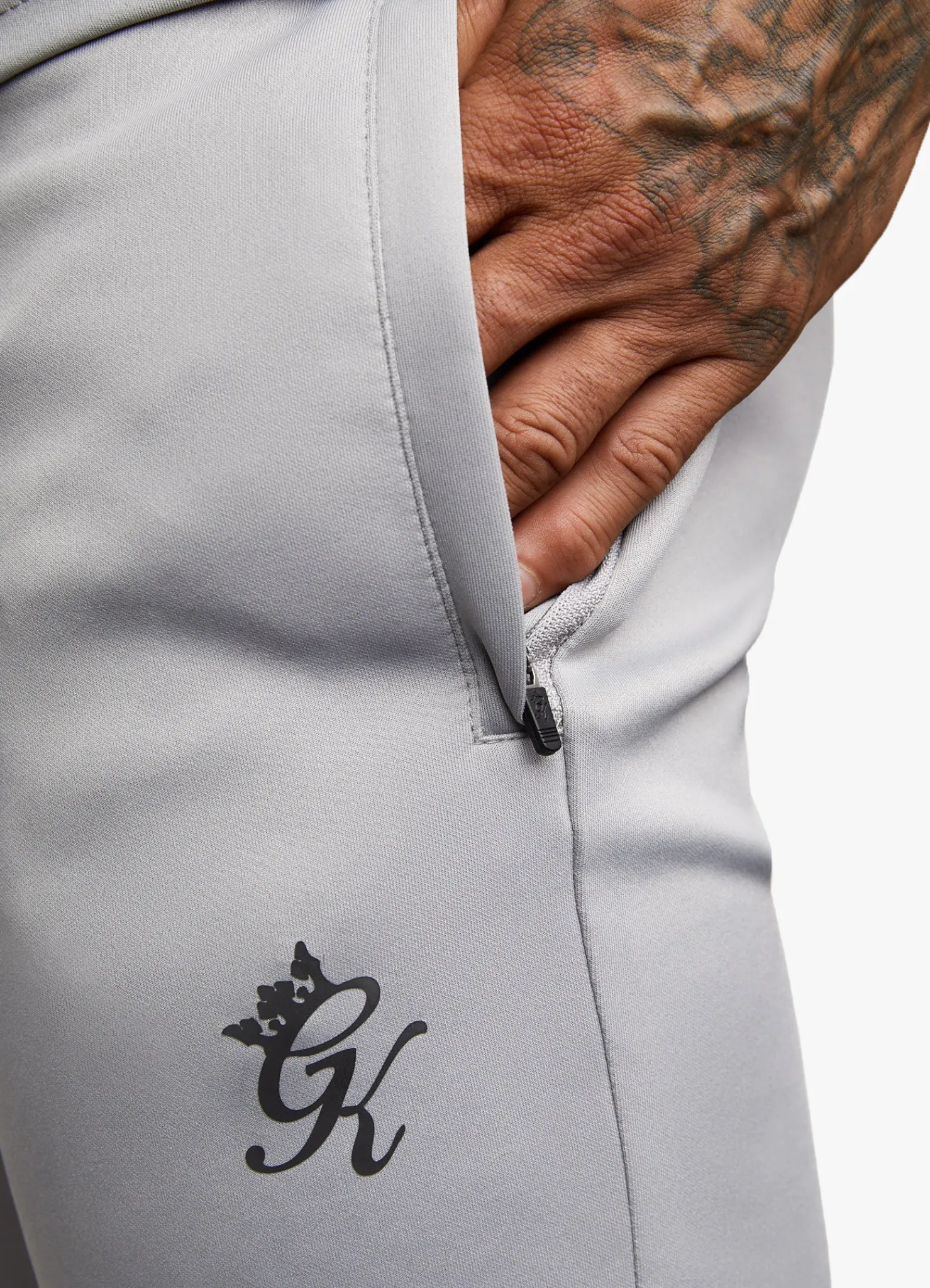 Shorts<Gym King Fundamental Poly Short Shadow Grey