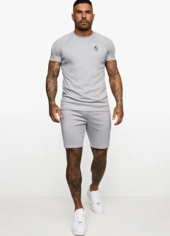 T-Shirts<Gym King Fundamental Poly Tee Shadow Grey
