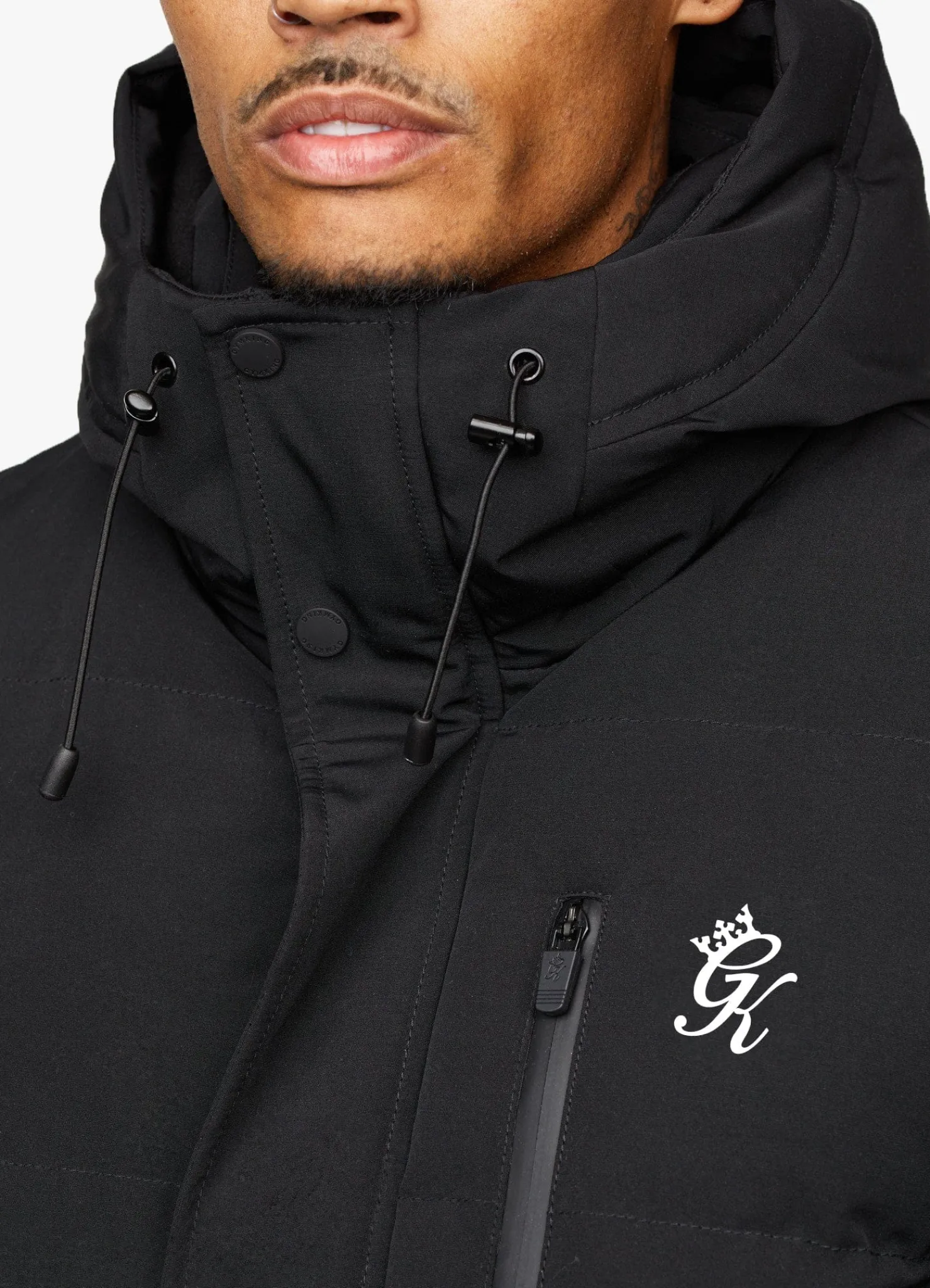 Outerwear<Gym King Ice Tech Puffer Black