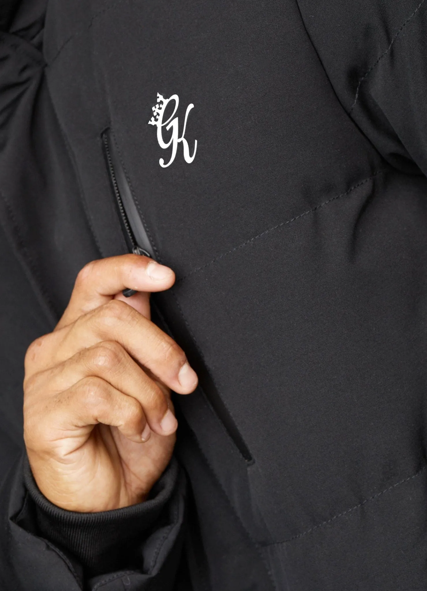 Outerwear<Gym King Ice Tech Puffer Black