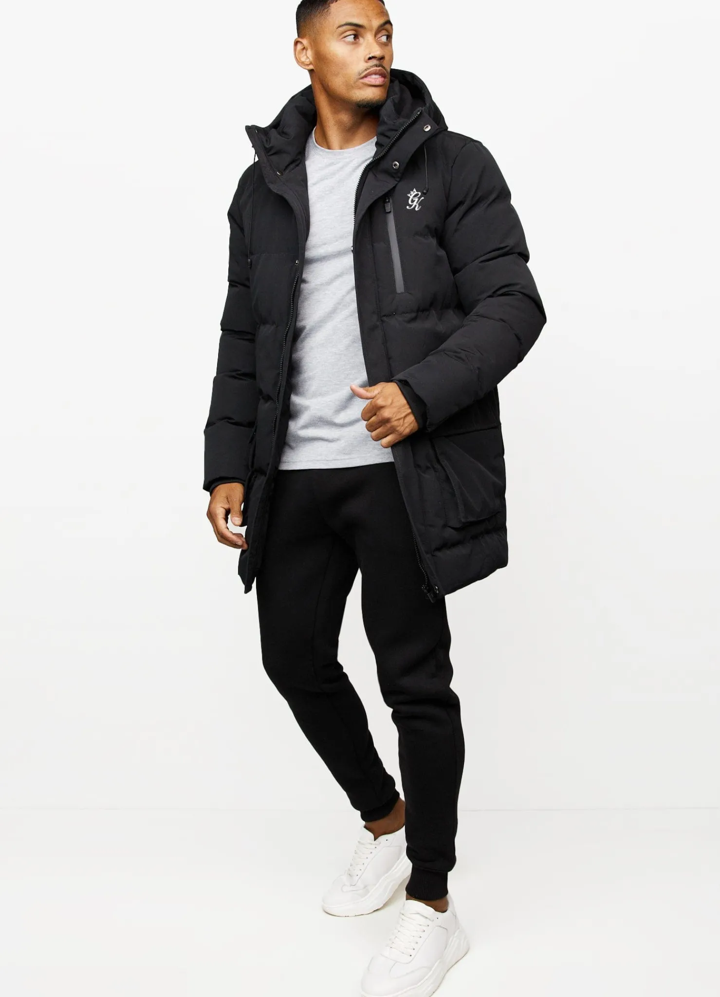 Outerwear<Gym King Ice Tech Puffer Black