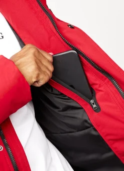 Outerwear<Gym King Ice Tech Puffer Red