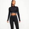 Gymwear<Gym King Impact 1/4 Zip Funnel Black