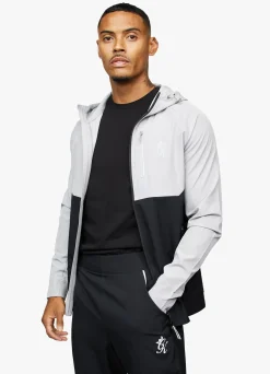 Tracksuit Tops<Gym King Impact Fz Hood Shadow Grey/Black