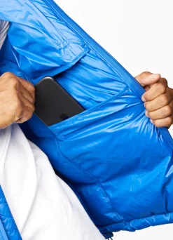 Outerwear<Gym King Impact Heatsealed Puffer Cobalt Blue