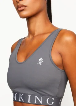 Gymwear<Gym King Impact Sports Bra Dark Grey