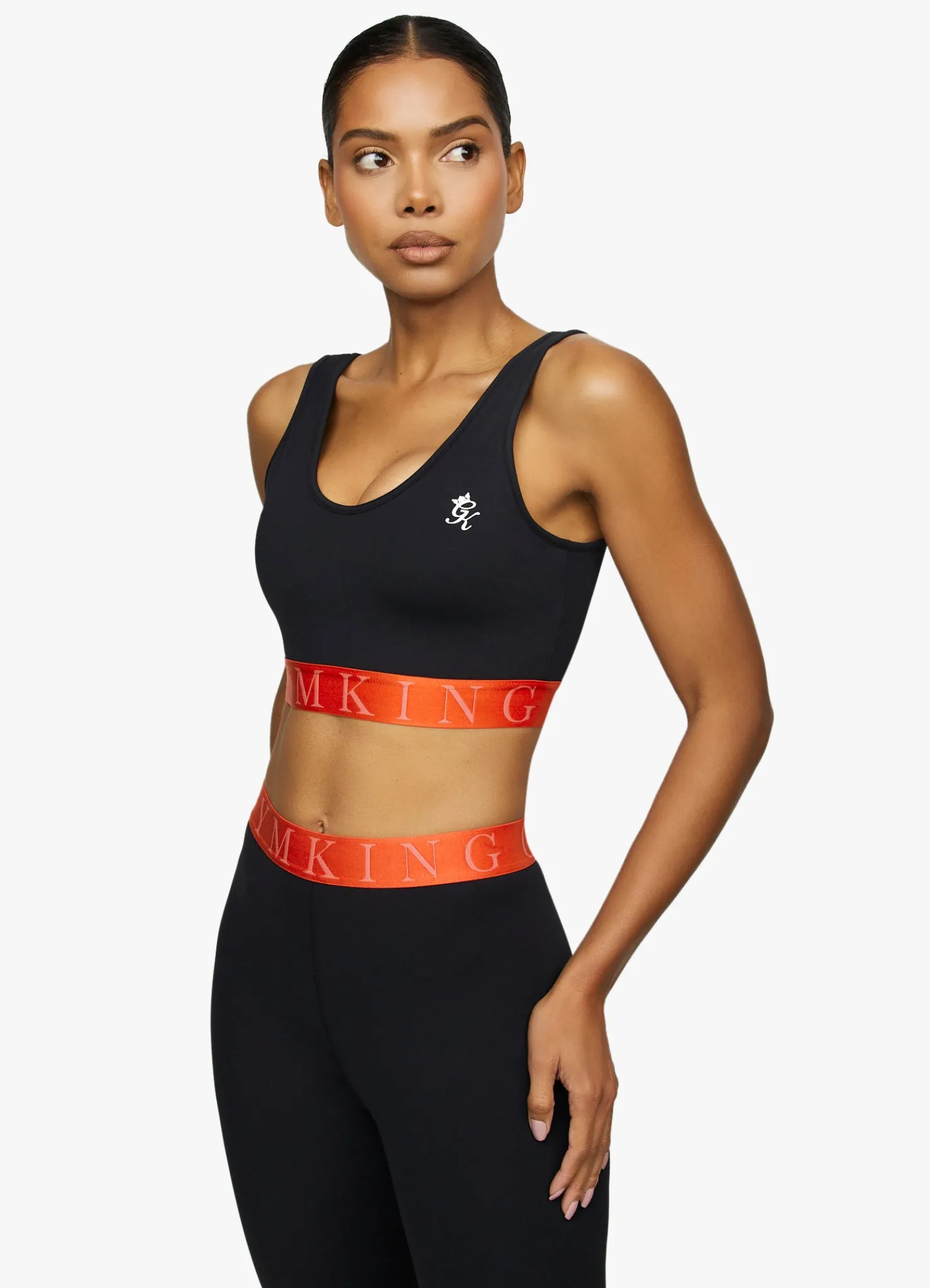 Gymwear<Gym King Impact Sports Bra Black/Chilli Red