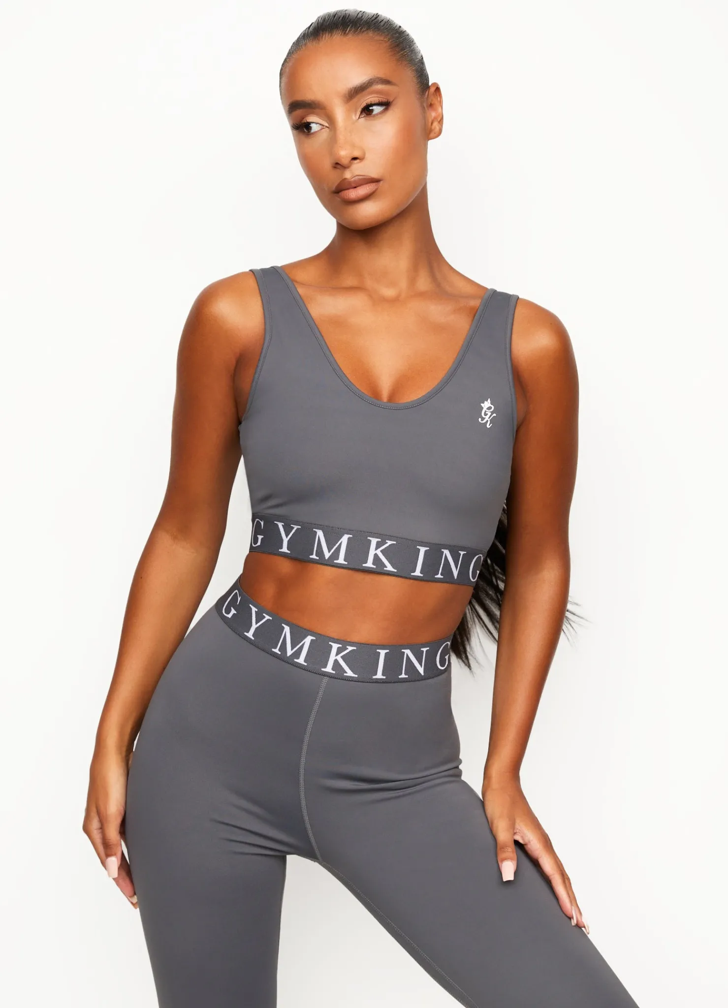 Gymwear<Gym King Impact Sports Bra Dark Grey