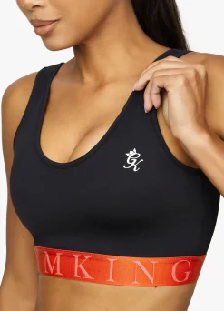 Sports Bras<Gym King Impact Sports Bra Black/Chilli Red