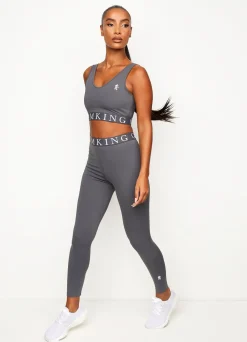 Gymwear<Gym King Impact Sports Bra Dark Grey