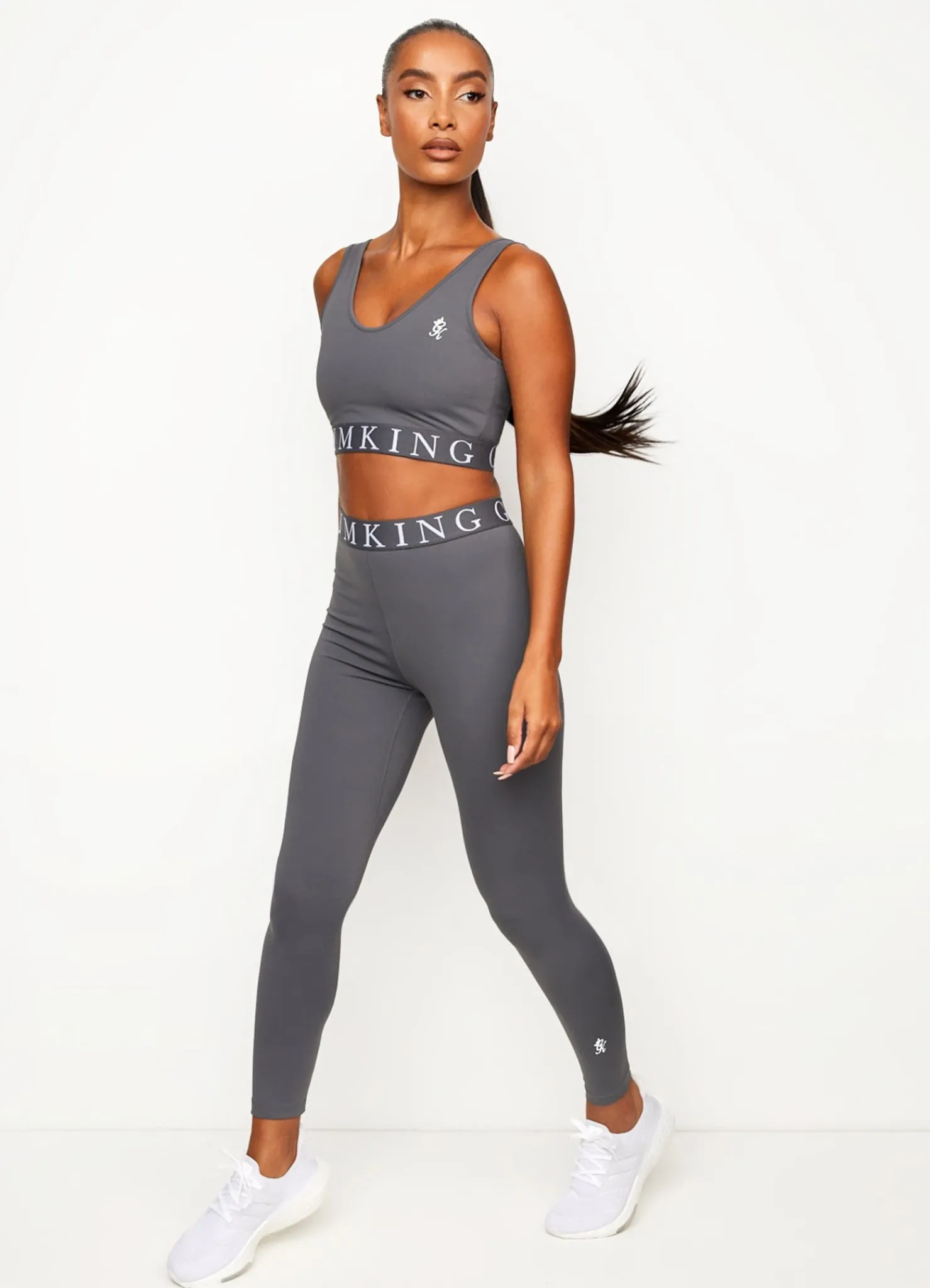 Gymwear<Gym King Impact Sports Bra Dark Grey