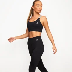 Gymwear<Gym King 2-In-1 Vest And Sports Bra Black