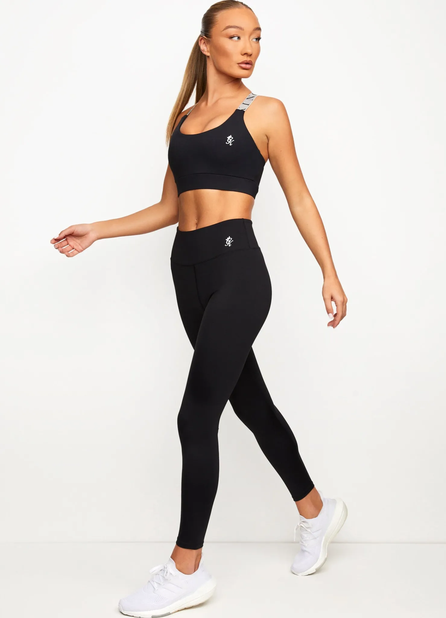 Gymwear<Gym King 2-In-1 Vest And Sports Bra Black