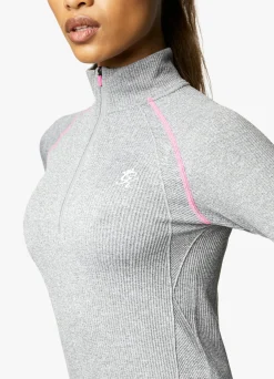 Gymwear<Gym King Intention Funnel Grey Marl/Cosmic Pink