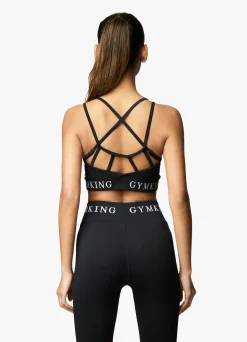 Sports Bras<Gym King Intention Multi Rib Sports Bra Black