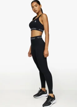 Sports Bras<Gym King Intention Multi Rib Sports Bra Black