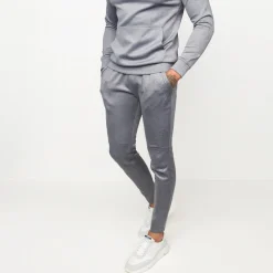 Tracksuit Bottoms<Gym King Interval Tracksuit Bottoms Mid Grey Marl
