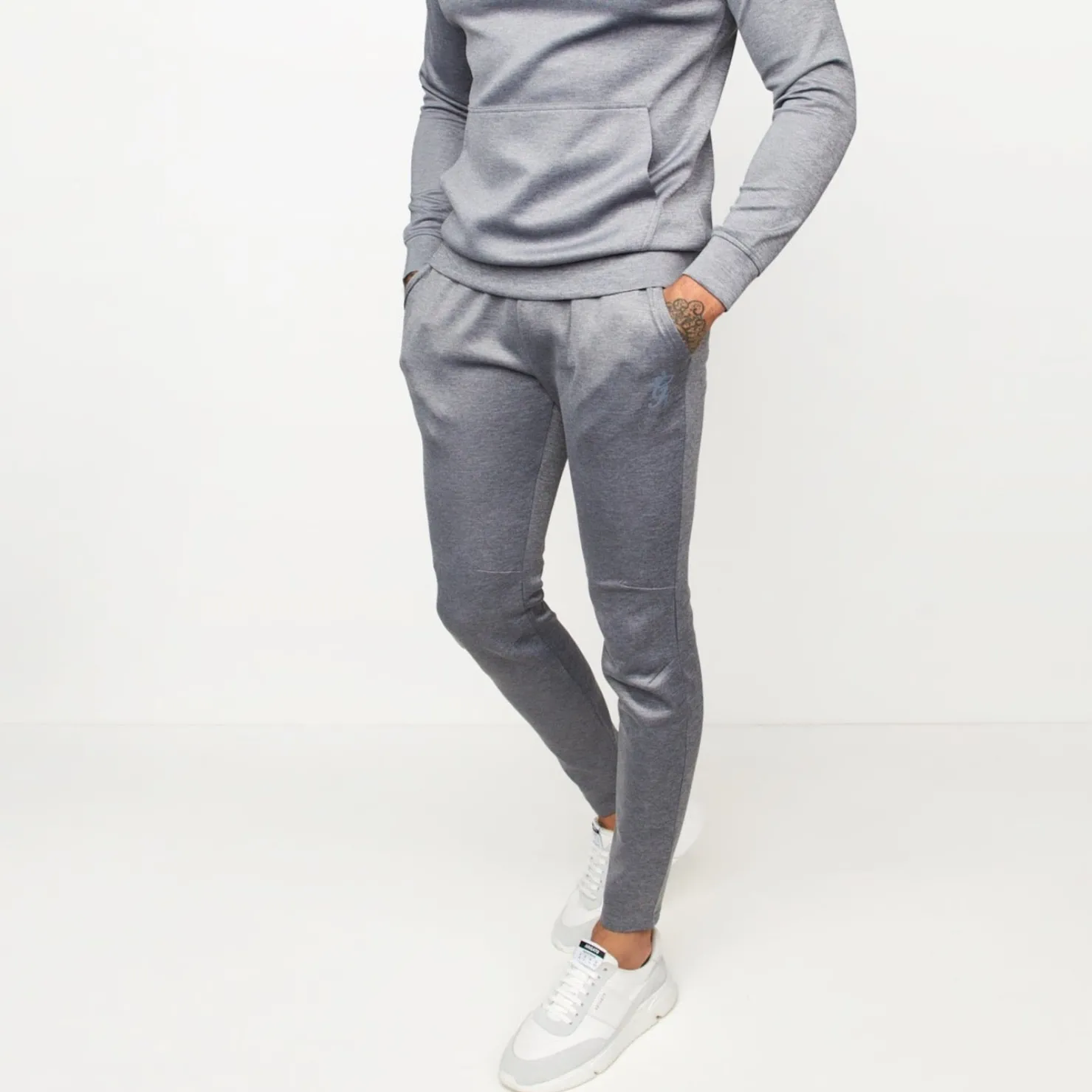 Tracksuit Bottoms<Gym King Interval Tracksuit Bottoms Mid Grey Marl