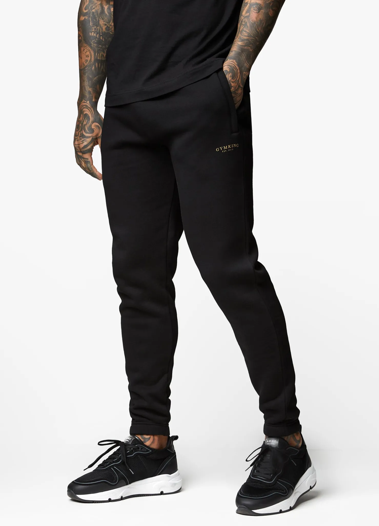 Tracksuit Bottoms<Gym King Limited Edition Established Jogger Black/Gold