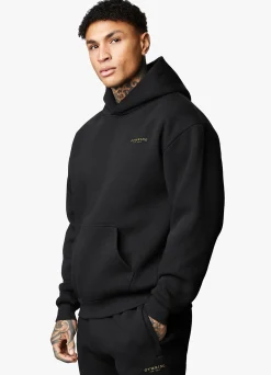 Sweatshirts & Hoodies<Gym King Limited Edition Established Hood Black/Gold