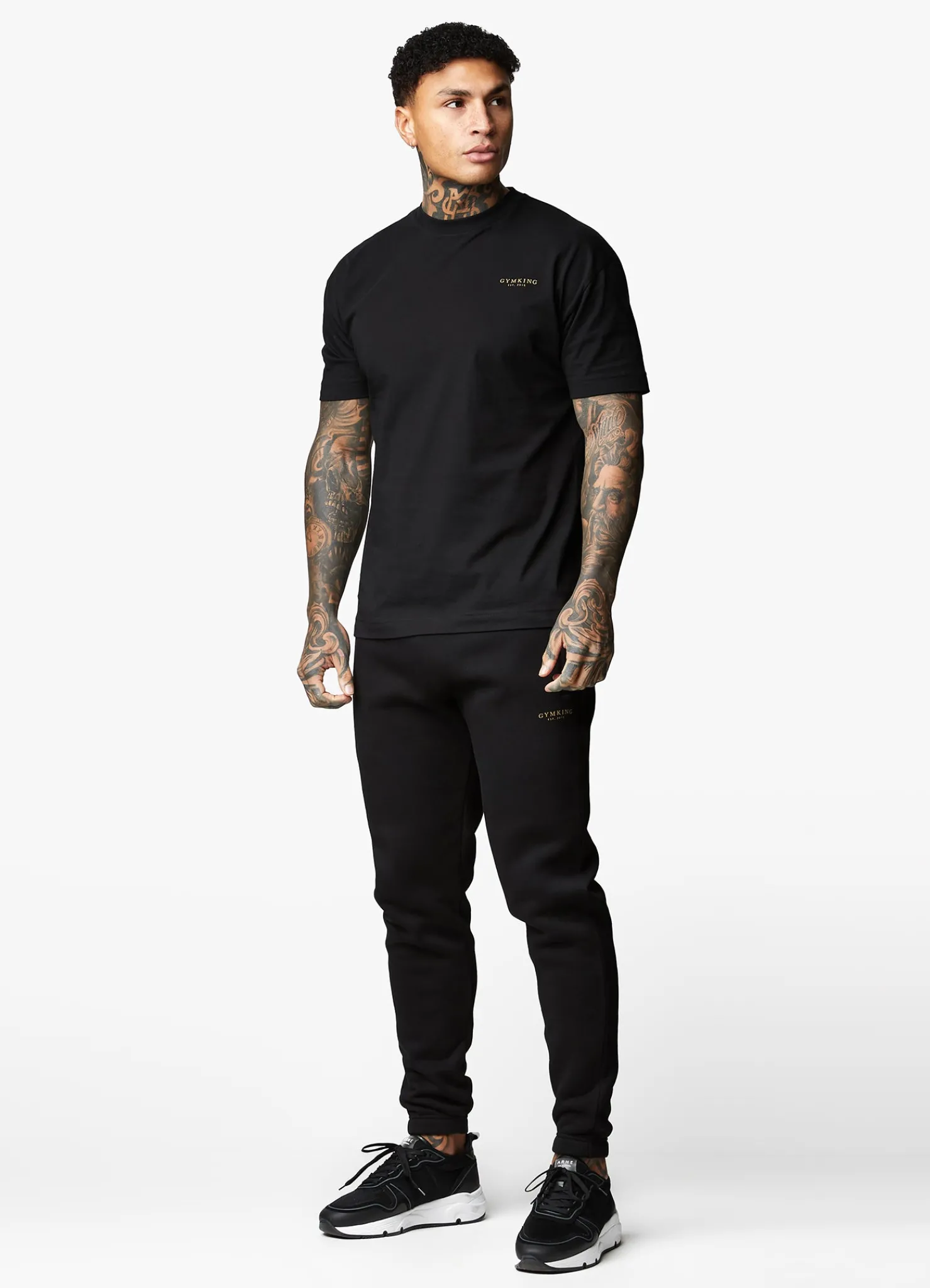 Tracksuit Bottoms<Gym King Limited Edition Established Jogger Black/Gold