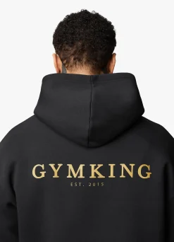 Sweatshirts & Hoodies<Gym King Limited Edition Established Hood Black/Gold