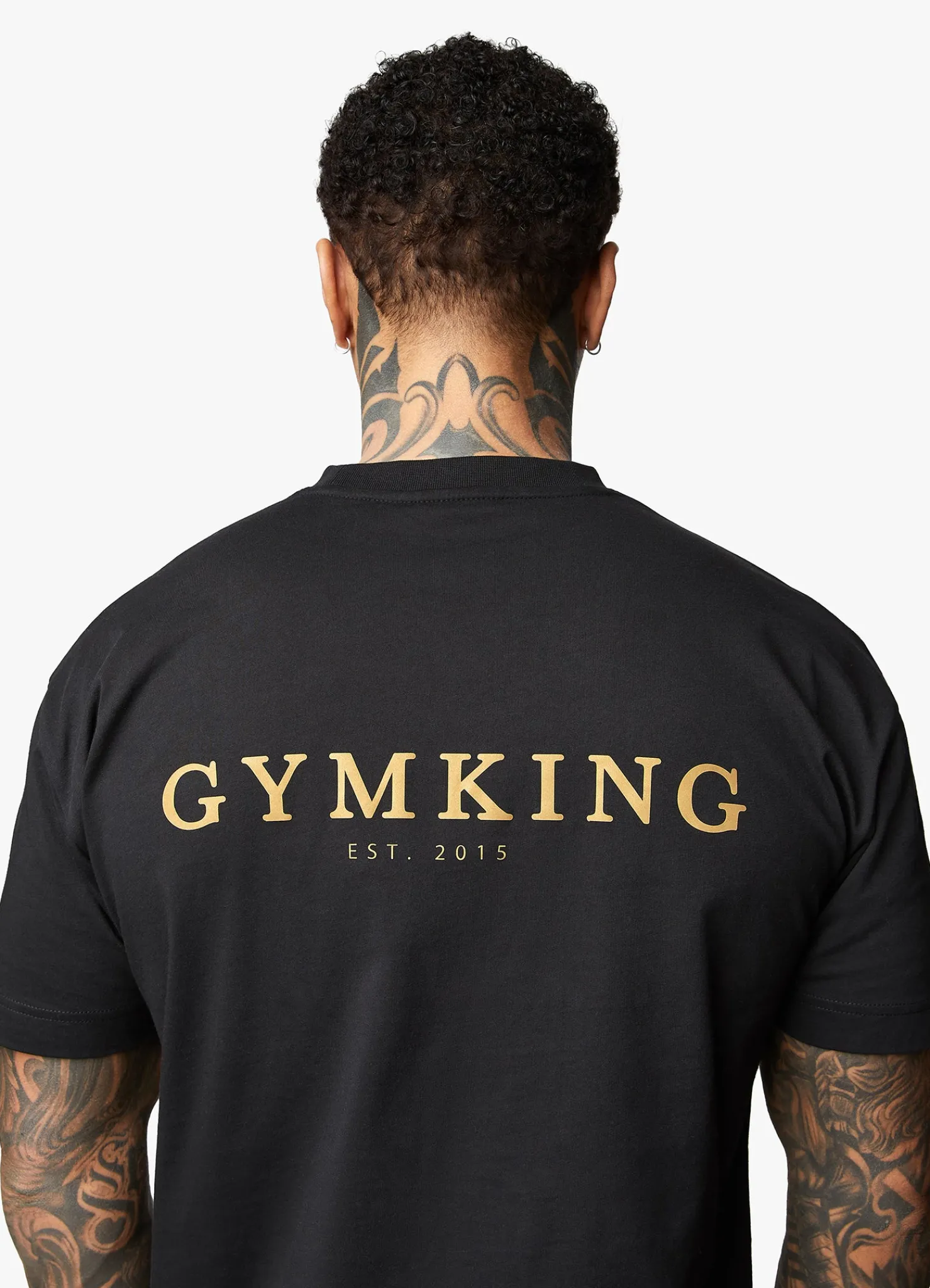 T-Shirts<Gym King Limited Edition Established Tee Black/Gold