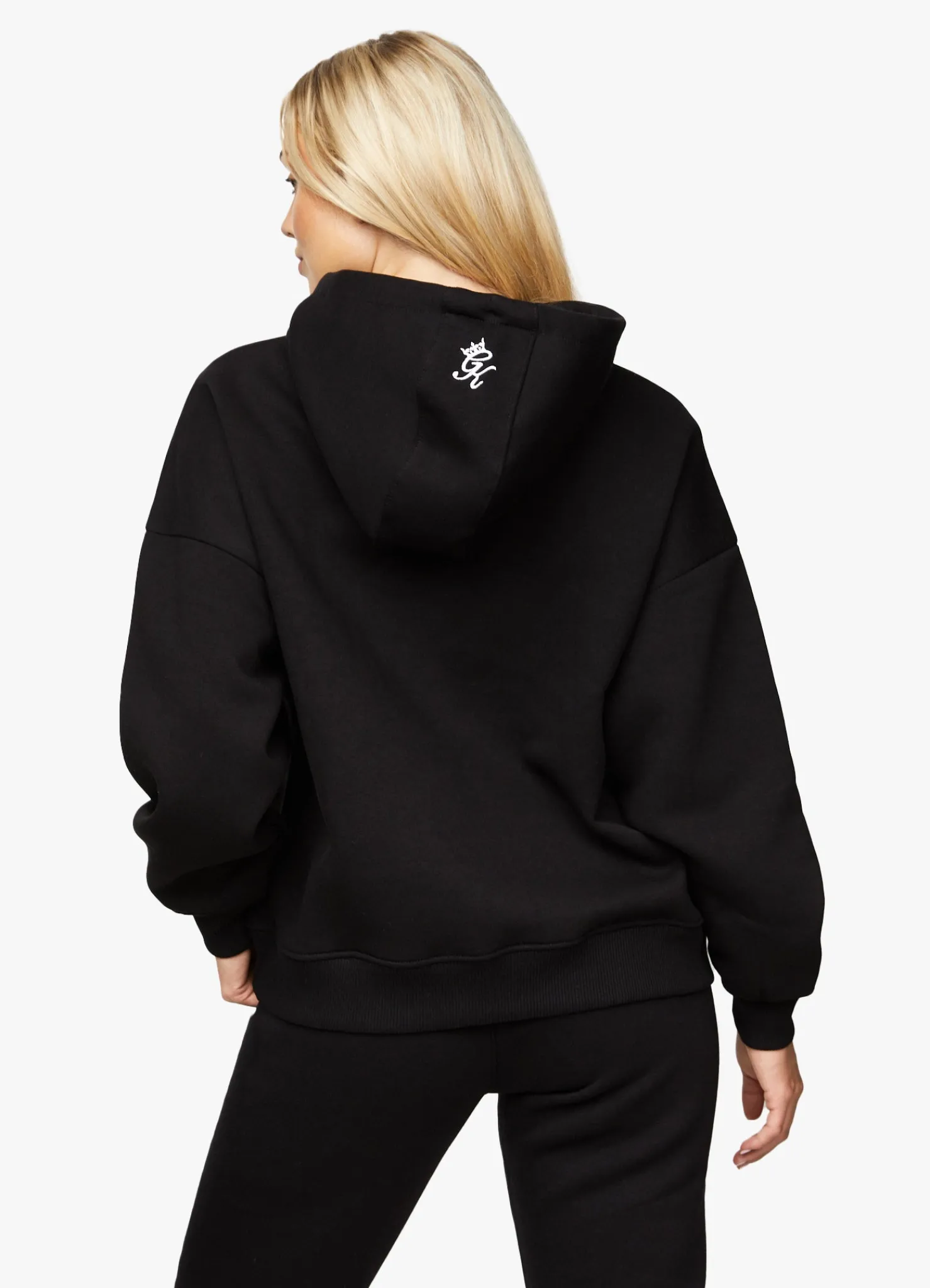 Tracksuits<Gym King Linear Arch Hood & Jogger Black