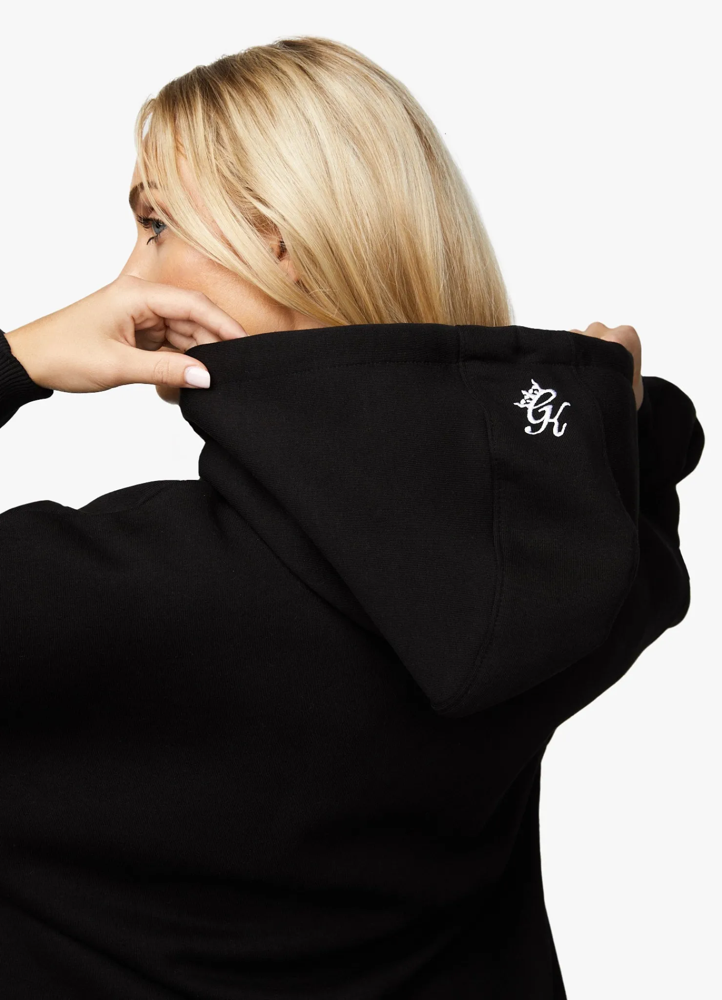 Tracksuits<Gym King Linear Arch Hood & Jogger Black