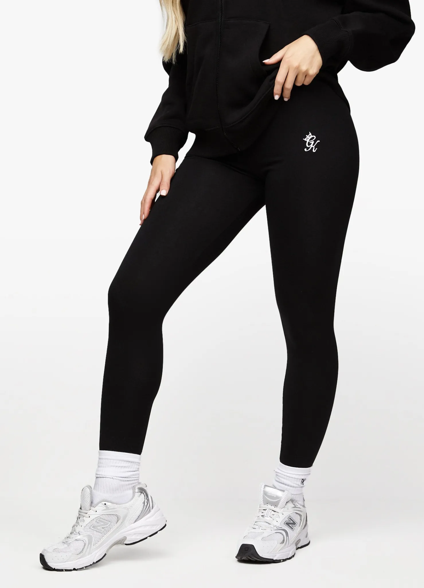Co-Ords<Gym King Linear Arch Jersey Legging Black