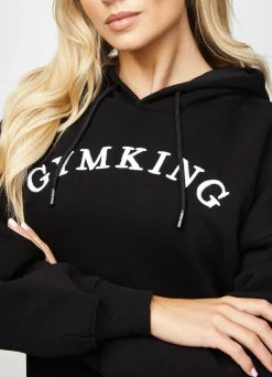 Co-Ords<Gym King Linear Arch Oversized Hood Black
