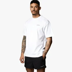 T-Shirts<Gym King Linear Arch Tee White