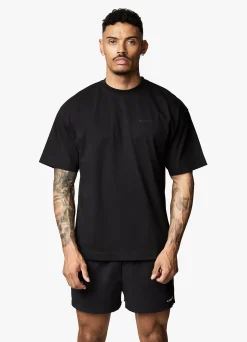 T-Shirts<Gym King Linear Arch Tee Black