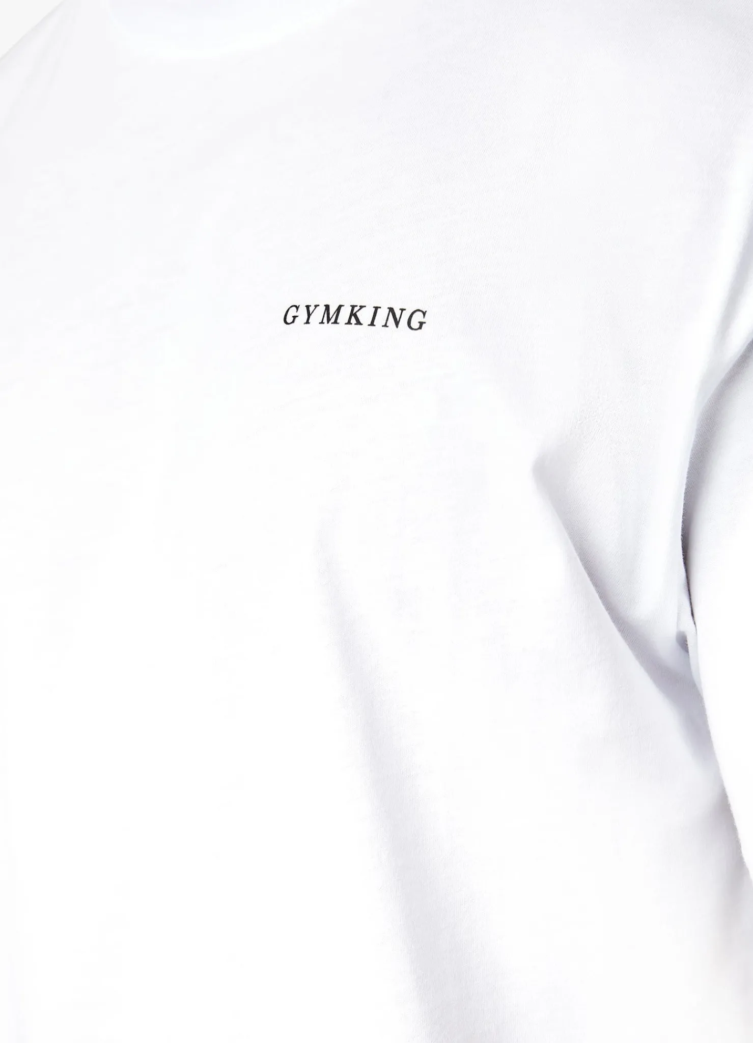 T-Shirts<Gym King Linear Arch Tee White