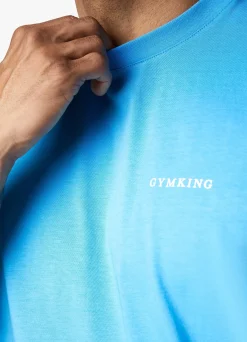 T-Shirts<Gym King Linear Arch Tee Malibu Blue