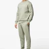 Tracksuits<Gym King Linear Print Crew Tracksuit Soft Khaki