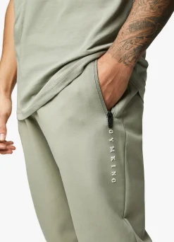 Tracksuits<Gym King Linear Print Crew Tracksuit Soft Khaki