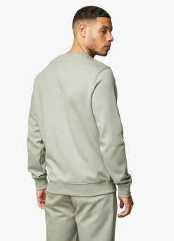 Tracksuits<Gym King Linear Print Crew Tracksuit Soft Khaki