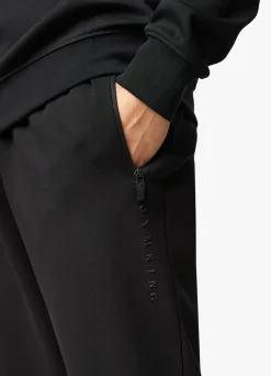 Tracksuits<Gym King Linear Print Crew Tracksuit Black
