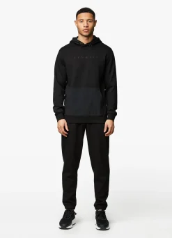 Tracksuits<Gym King Linear Print Hood Tracksuit Black