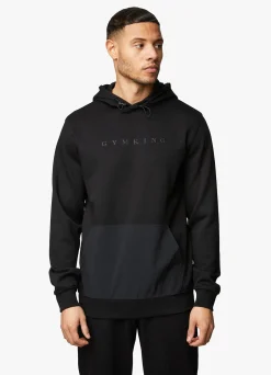 Tracksuits<Gym King Linear Print Hood Tracksuit Black