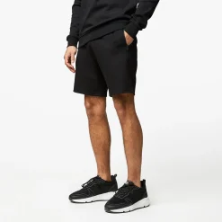 Shorts<Gym King Linear Print Interlock Short Black