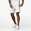 Twin Sets<Gym King Linear Print Interlock Short White