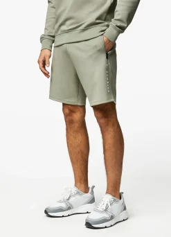Shorts<Gym King Linear Print Interlock Short Soft Khaki