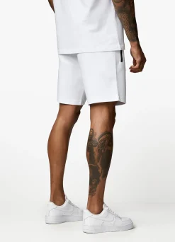 Twin Sets<Gym King Linear Print Interlock Short White