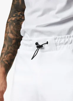 Shorts<Gym King Linear Print Interlock Short White