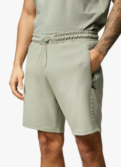Twin Sets<Gym King Linear Print Interlock Short Soft Khaki