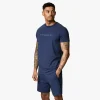 Twin Sets<Gym King Linear Print Tee Moonlight Blue