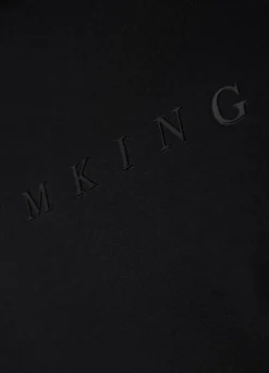 T-Shirts<Gym King Linear Print Tee Black